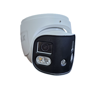 NYX active deterrent CCTV cameras and LED lights for enhanced security monitoring