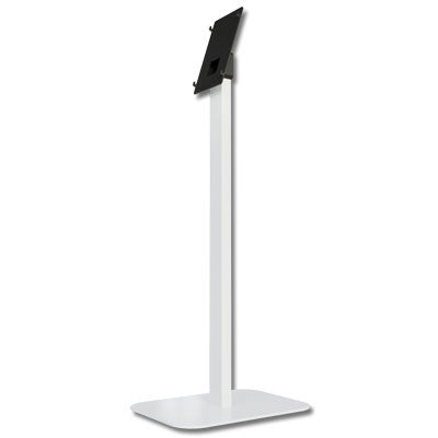 NYX AT-F floor tablet stand with a sturdy base for secure device display in public areas
