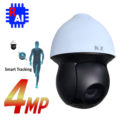 NYX IPZ4-40 STAR+ camera with 4MP resolution and smart tracking for advanced surveillance