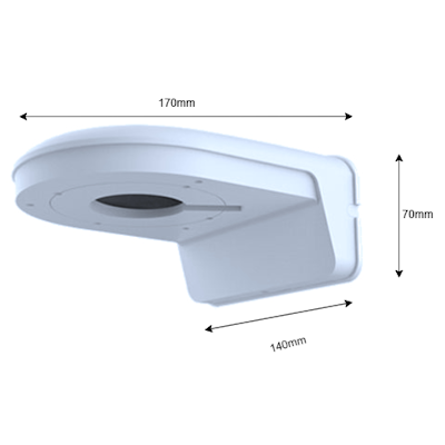 NYX LEDGE 2 camera wall mount designed for secure camera installation with easy access