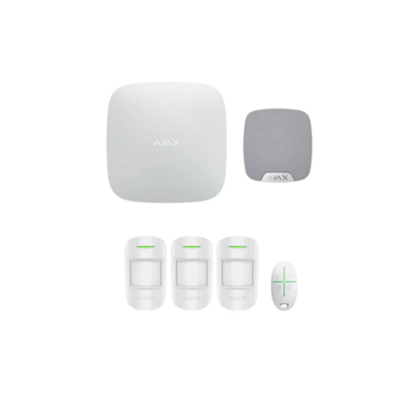 Ajax Alarms home alarm systems Australia with control panel motion detectors remote and siren