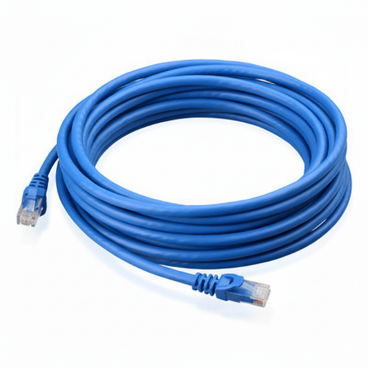 3M CAT5E ethernet cable in blue for high-speed internet connectivity at home or office