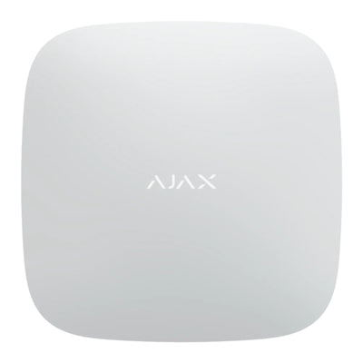 Ajax AJAX Hub 2 Plus security system white central control panel with rounded edges