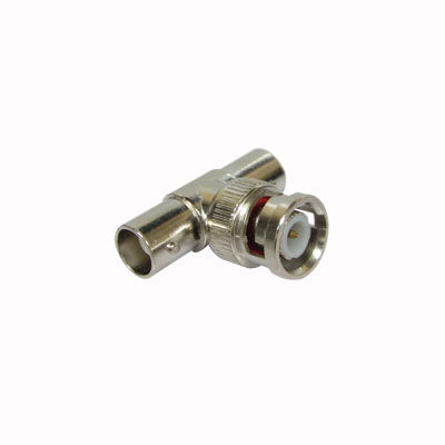 BNC T connector for CCTV featuring durable metal construction for reliable connections