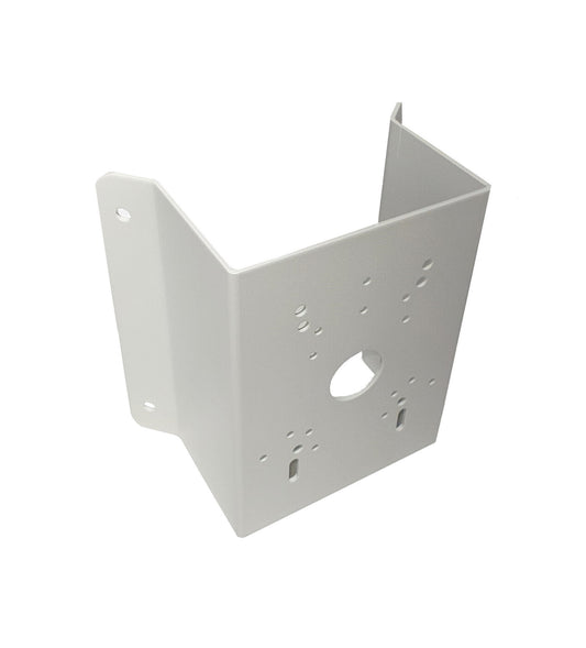 White metal NYX CMB PTZ camera mount bracket with multiple mounting holes for secure installation
