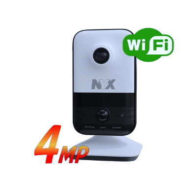 NYX IPC4-WIFI security camera with 4MP resolution and WiFi connectivity for enhanced home security
