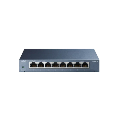8-Port Gigabit Ethernet Switch from CCTV Supplies for High-Speed Networking